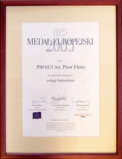 Medal Europejski 2003