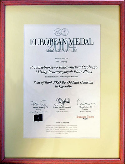 Medal Europejski 2004